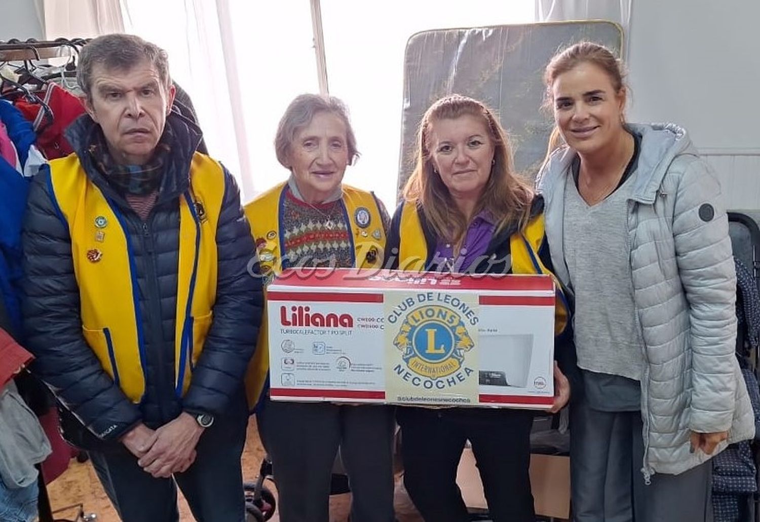 Caloventor. Entregaron ayer dirigentes de Leones a la Dra. Sartori