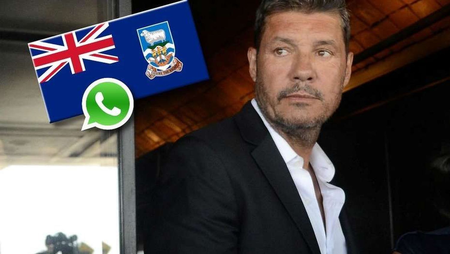 Marcelo Tinelli estalló de bronca con WhatsApp por Malvinas