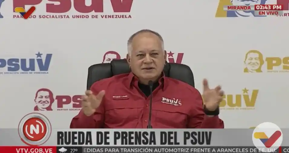 A los deportados que “se dedicaron A ATACAR AL GENTILICIO VENEZOLANO” se les aplicará la Ley del Odio, asegura Diosdado Cabello