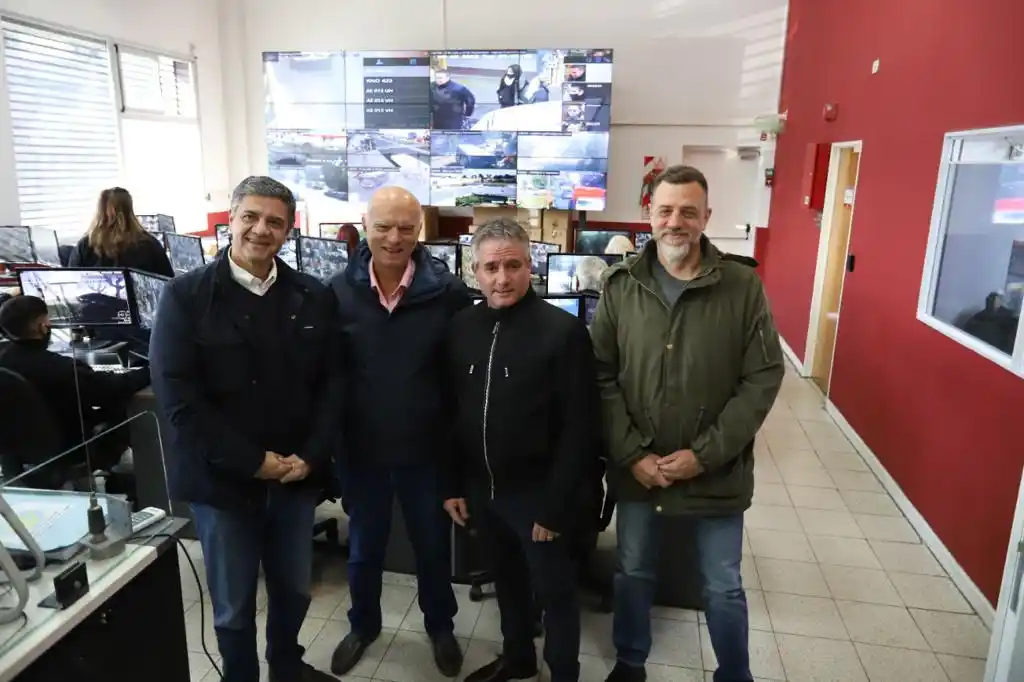 Lanús y CABA firmaron convenio para reforzar el control de automotores con el “Anillo Digital"