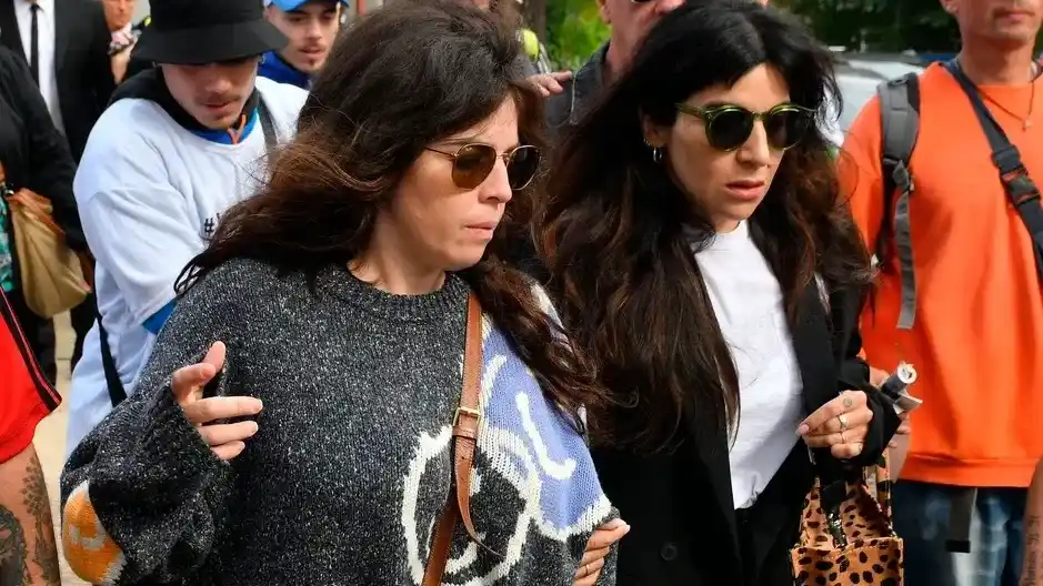 Gianinna y Dalma Maradona.