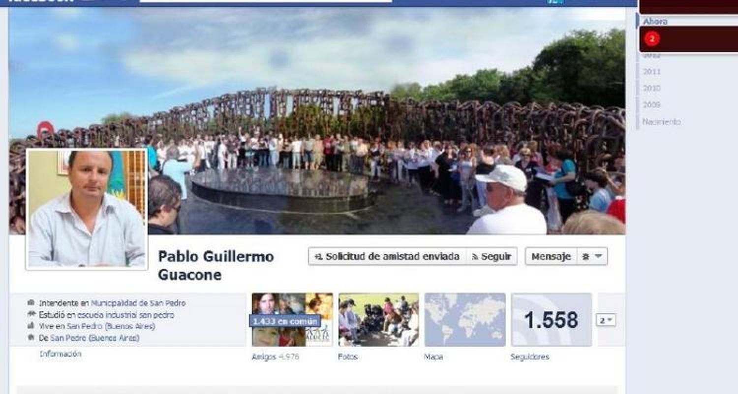 Guacone mandó carta documento para que no lo insulten por Facebook