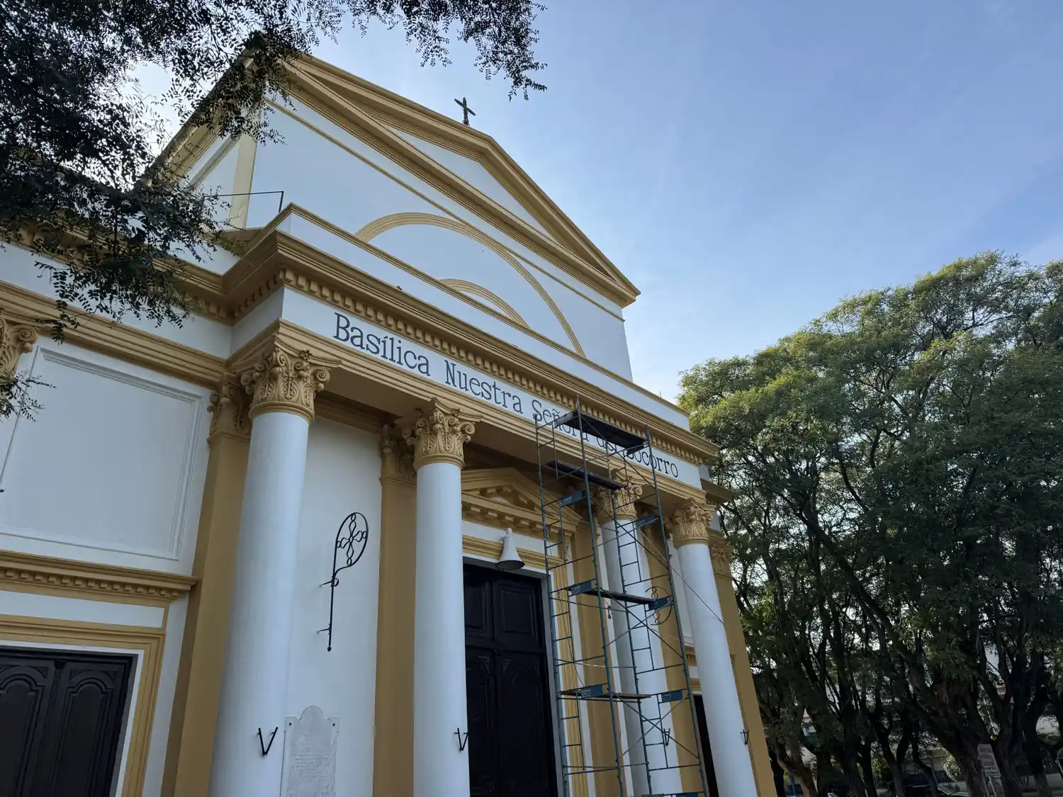 La Basílica está en obra para la proclamación del 8 de septiembre.