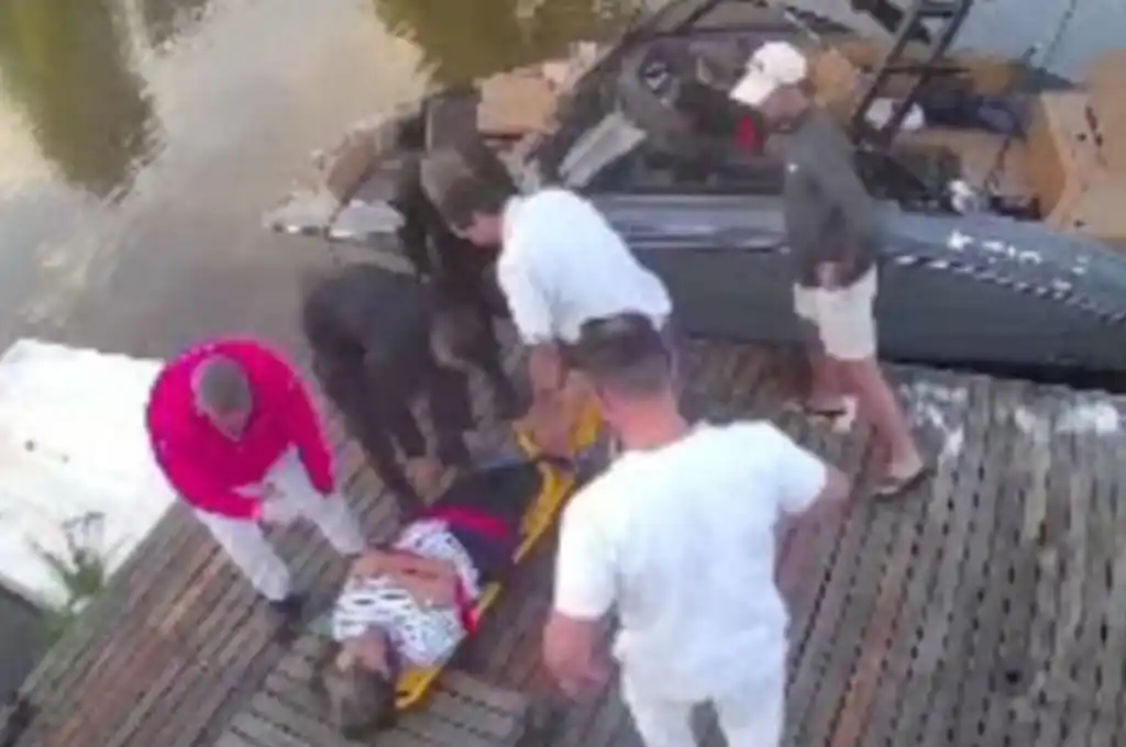 Recibió un disparo mientras navegaba