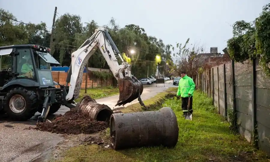 Ante las fuertes tormentas, el Municipio refuerza trabajos en los barrios