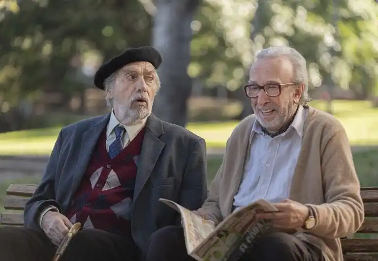 Brandoni y Blanco llevan al cine el éxito del teatro, "Parque Lezama".