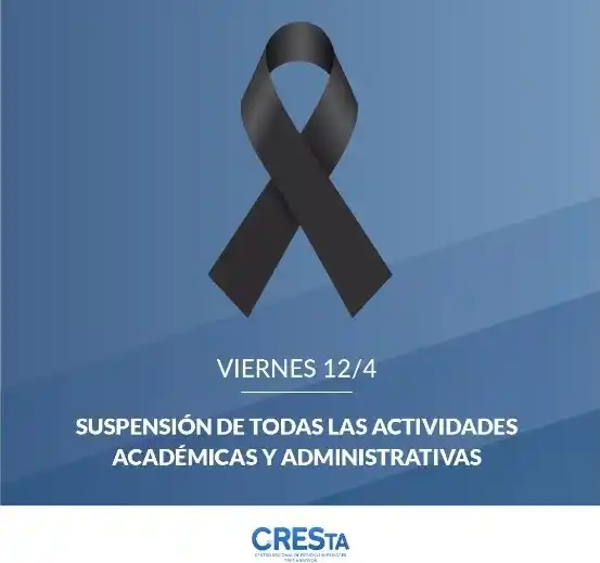 Este viernes no habrá actividades en CRESTA por duelo