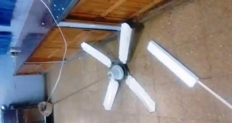 Se desplomó un ventilador de techo en la cocina del Hospital