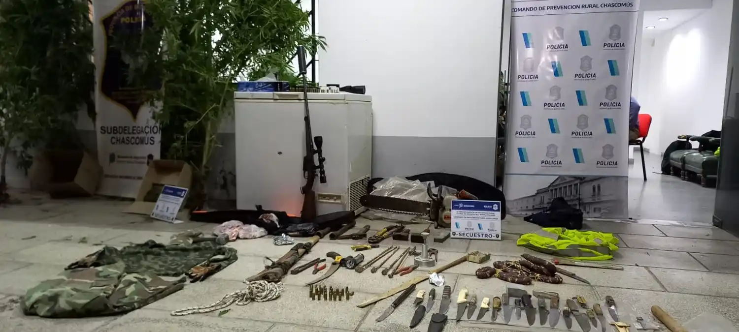 Allanamiento positivo en barrio Las Casuarinas en el marco de un abigeato