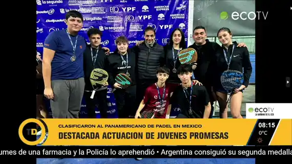 Julián Bordon y Tatiana Bordon clasificaron al Mundial de Pádel que se disputará en México