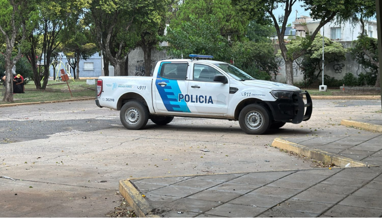 En el momento del hecho, el obrero trabajaba en el primer piso del edificio.