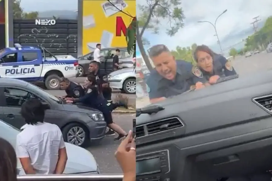 VIDEO | Liberaron al joven que arrastró a dos policías con su auto