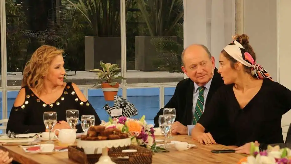 Marcela Tinayre y Chiche Gelblung hablaron de “un viejo romance”
