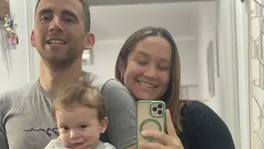 Nahuel Gallo y su familia.
(Foto: X de María Alexandra Gómez)