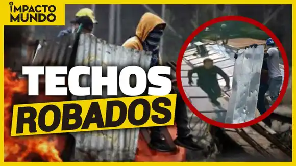 ¡El colmo! HAMPONES se ROBAN techos de casas habitadas en VENEZUELA | Impacto Mundo