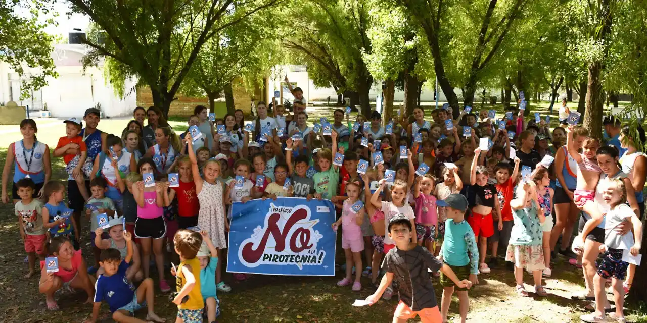 La Municipalidad de Crespo impulsa la campaña “Yo le digo no a la pirotecnia” en vísperas de Año Nuevo