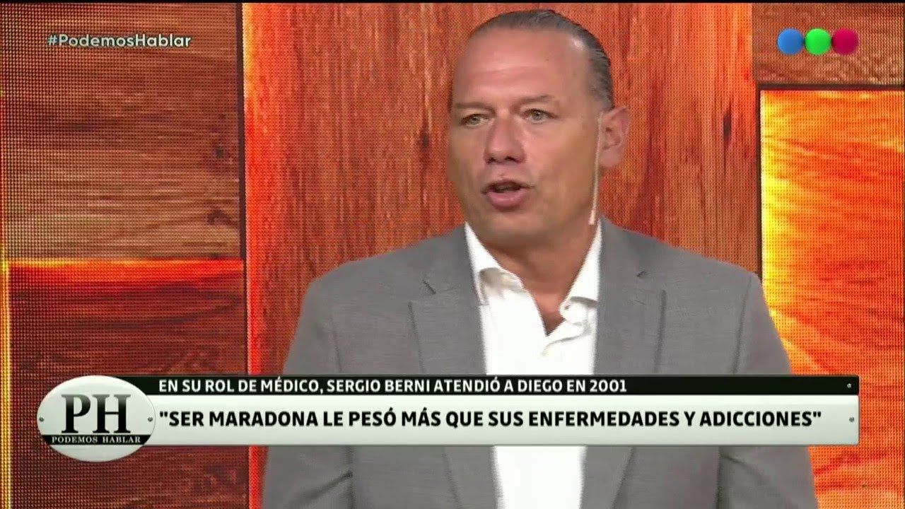 Berni reveló que fue médico de Maradona: Dijo que Diego "estaba en un ambiente nocivo" y que su muerte "se veía venir"
