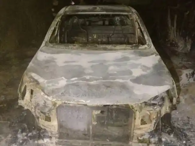 Fue a pescar con “amigos”, lo ataron a un árbol, le robaron la camioneta y se la quemaron