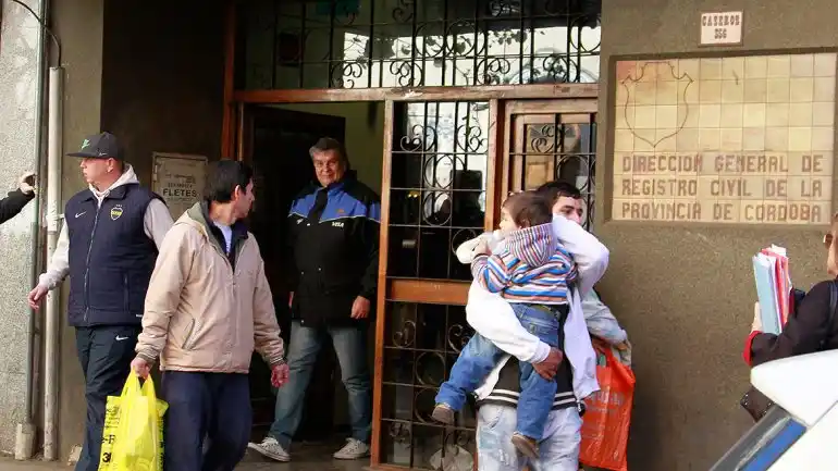 Ventura pasó por el Registro Civil de Córdoba