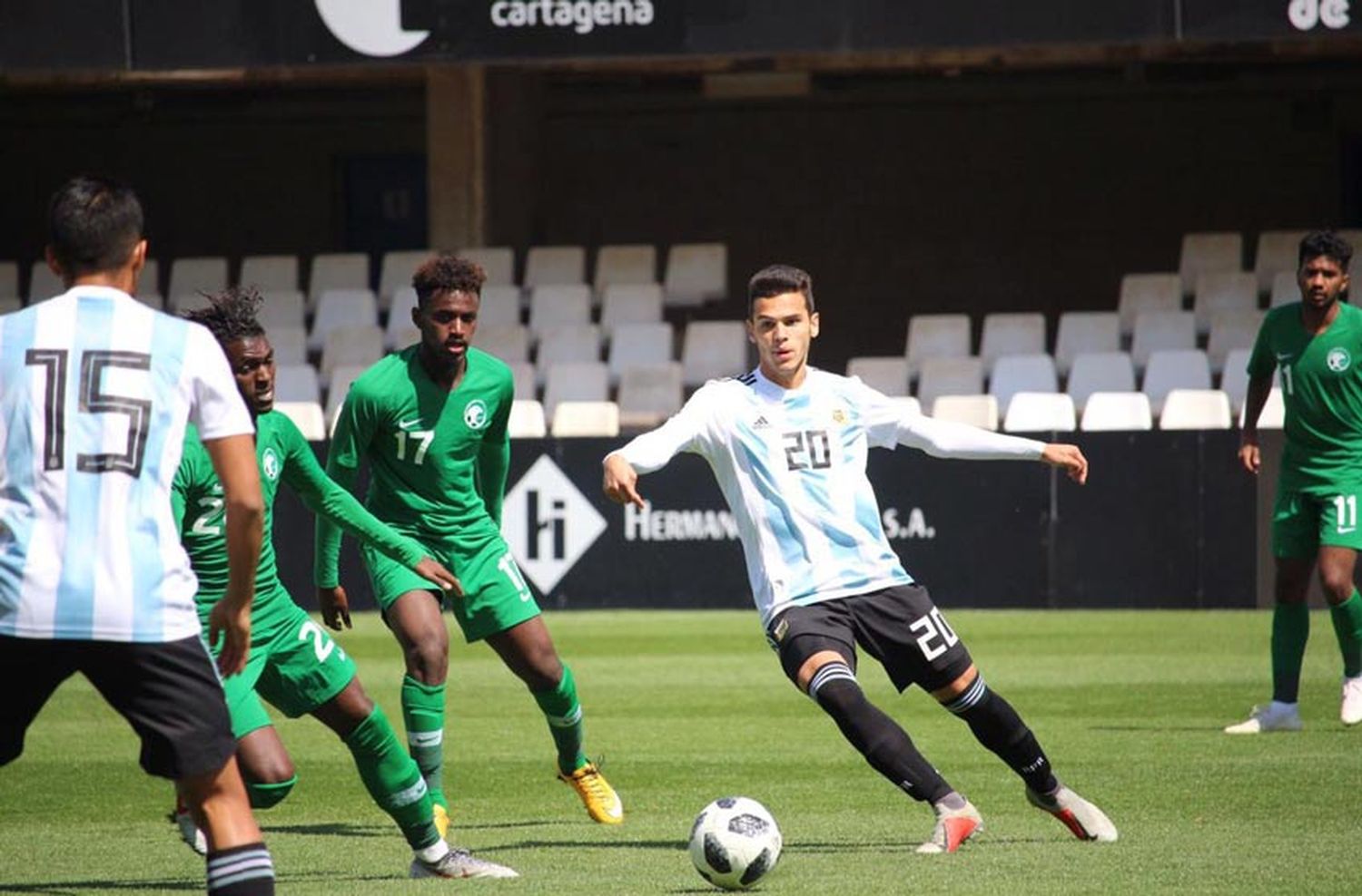 El seleccionado argentino no tuvo piedad con Arabia