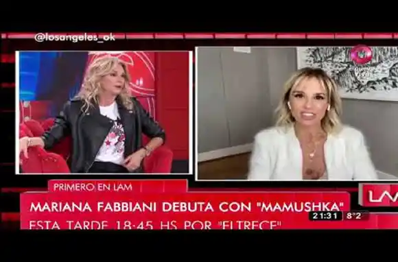 Yanina Latorre criticó al nuevo programa de Mariana Fabbiani sin saber que estaba al aire