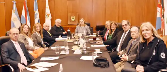 El Superior Tribunal de Justicia recibió a Julio Piumato