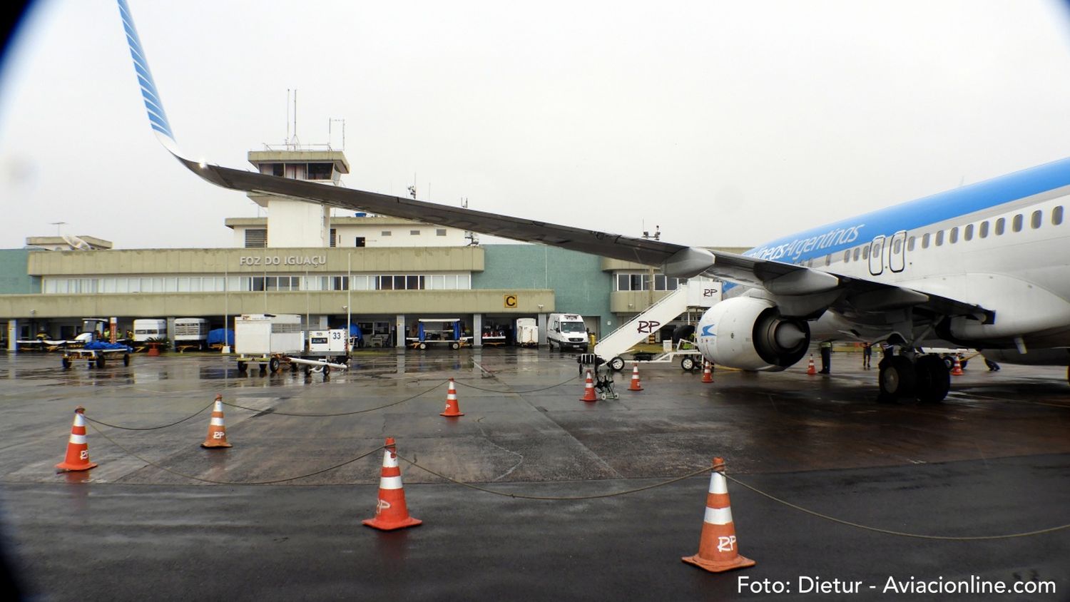 [Fotogalería] Aerolíneas Argentinas en Foz de Iguazú