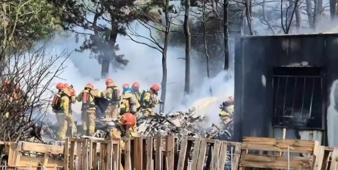 Se estrelló un avión militar y murieron sus cuatro tripulantes. Crédito: @UKR_token