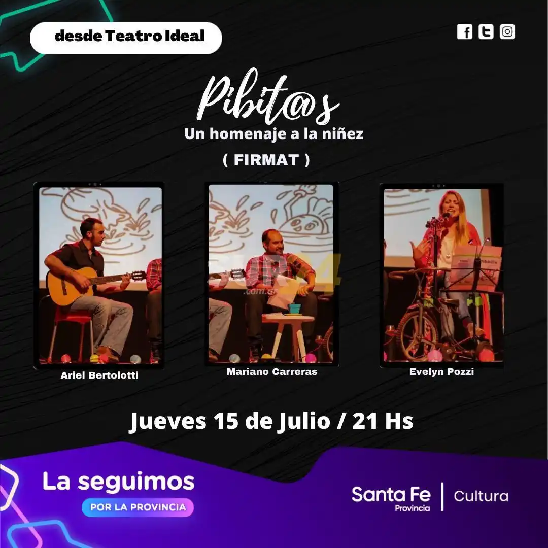 Pibit@s rinde homenaje a la niñez desde el Teatro Ideal