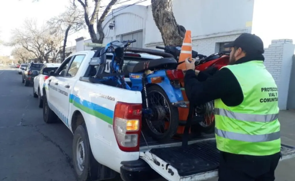 Se secuestraron 12 motovehículos