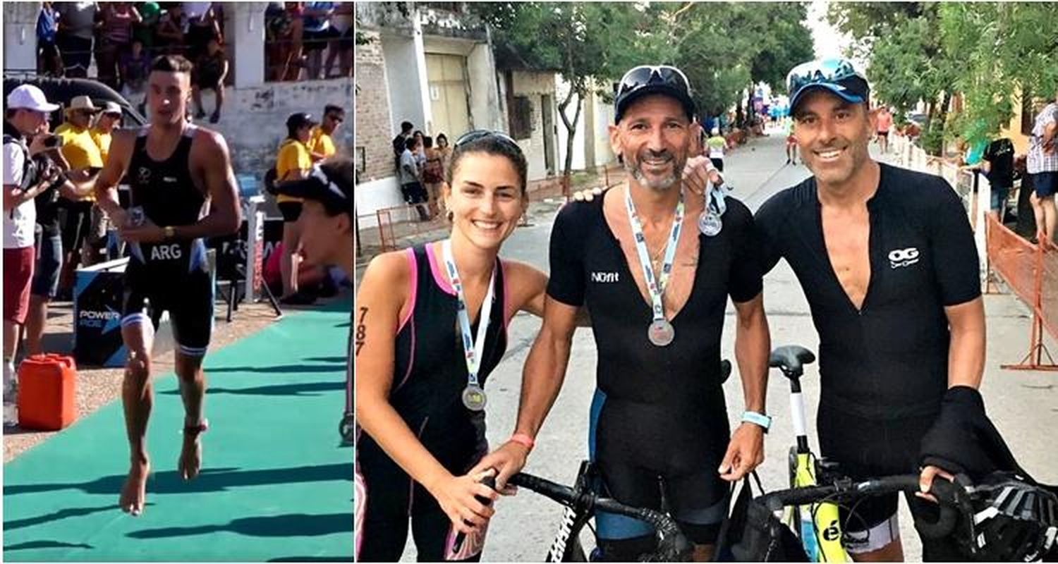 Se canceló la edición 2021 del Triatlón de La Paz: Cómo le fue a los sampedrinos en los últimos tres años