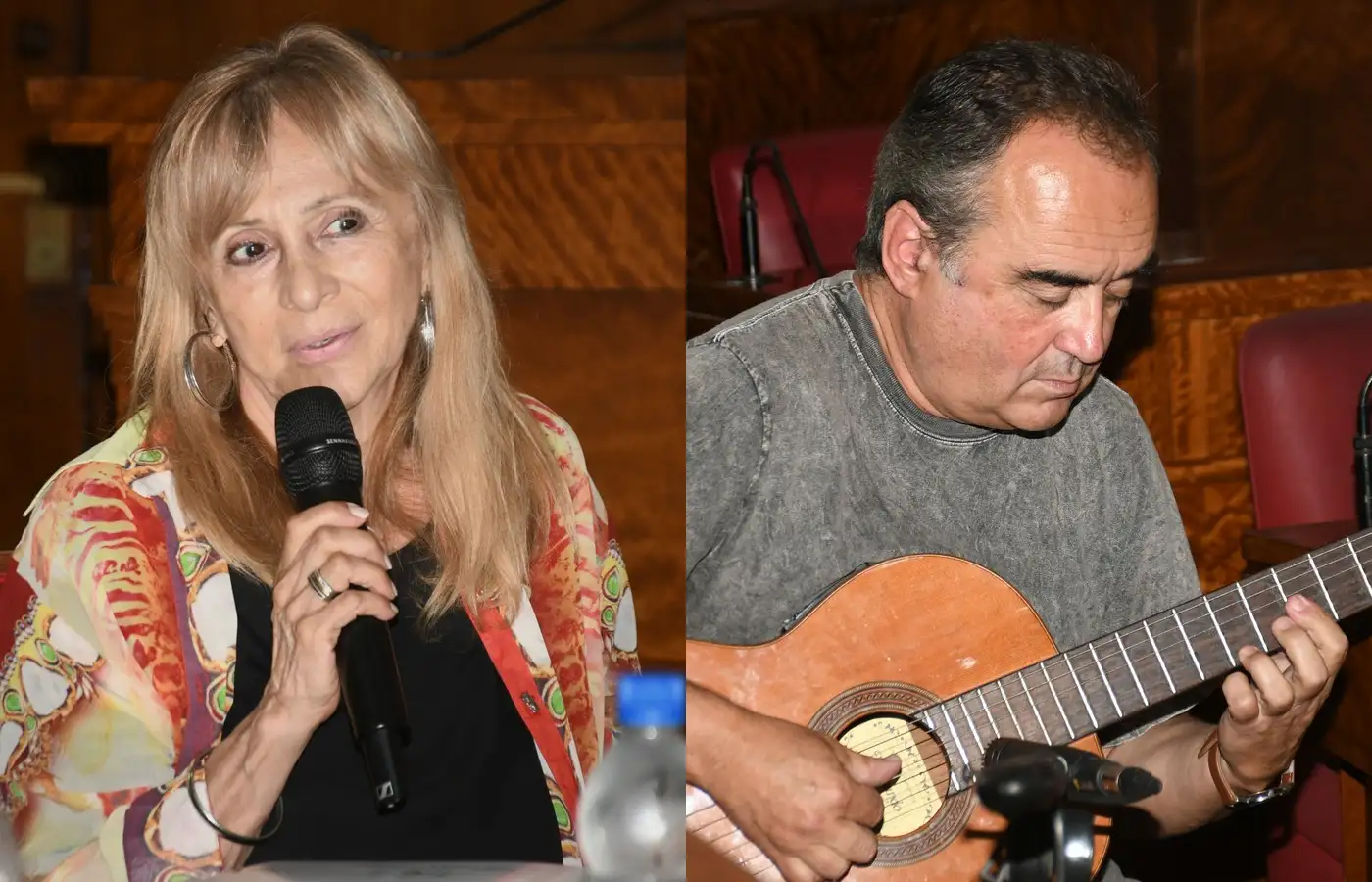 Los artistas recibieron la declaración “de interés” por su aporte a la cultura de Mar del Plata, en un acto realizado en el recinto legislativo.