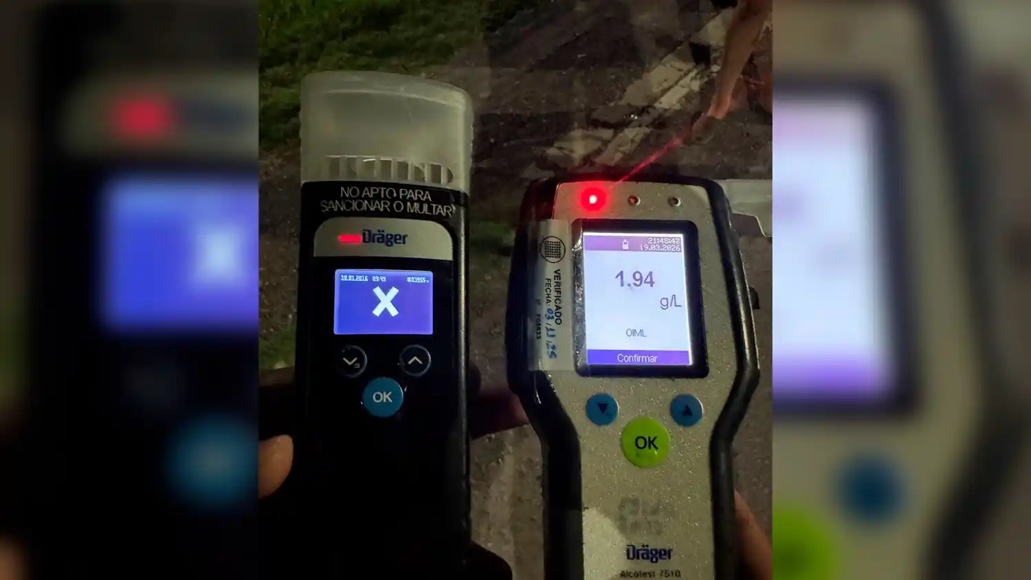 Detectaron a un camionero con 1,94 g/L de alcohol durante un control sobre la Ruta 11