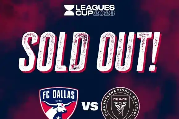 Entradas agotadas para Dallas FC-Inter de Miami