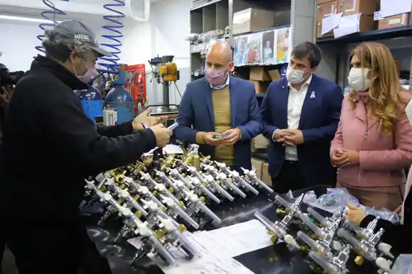 Avellaneda: Chornobroff y Sierra recibieron al titular de SEPYME, Guillermo Merediz