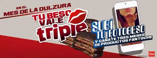 Campaña Fantoche "Tu beso vale triple"