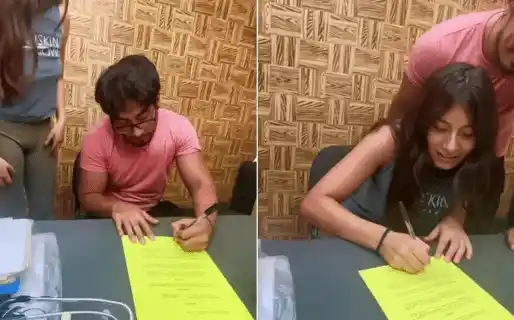 Pareja firmó contrato de fidelidad que incluye multa