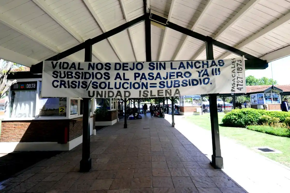 Paro, movilización y reclamos al gobierno de Vidal por transporte fluvial en el Delta bonaerense