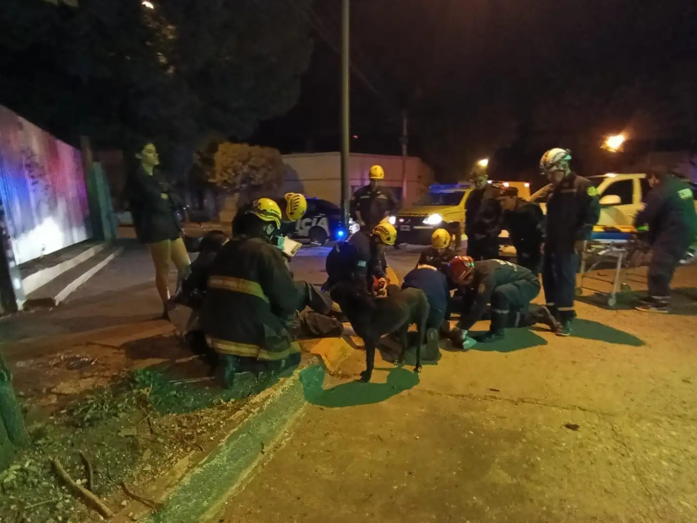 Fuerte encontronazo en la esquina de Lavalle y Chacabuco. Foto: BVVT