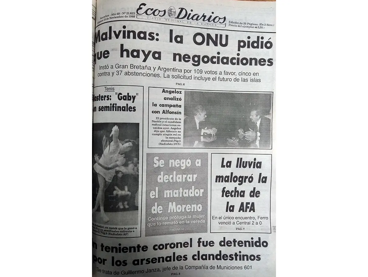 Viernes 18 de noviembre de 1988