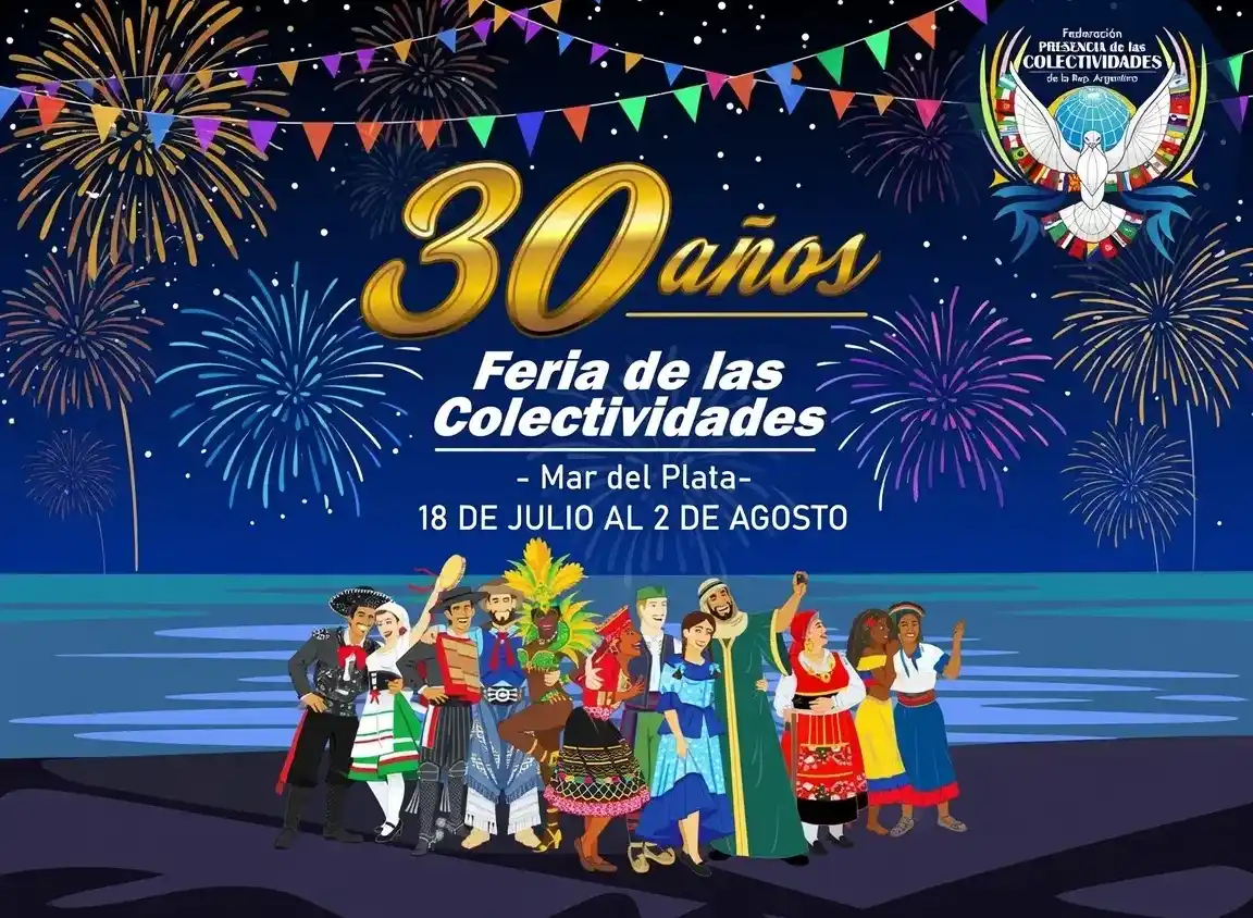 La Feria de las Colectividades celebra 30 años con una edición especial en Mar del Plata