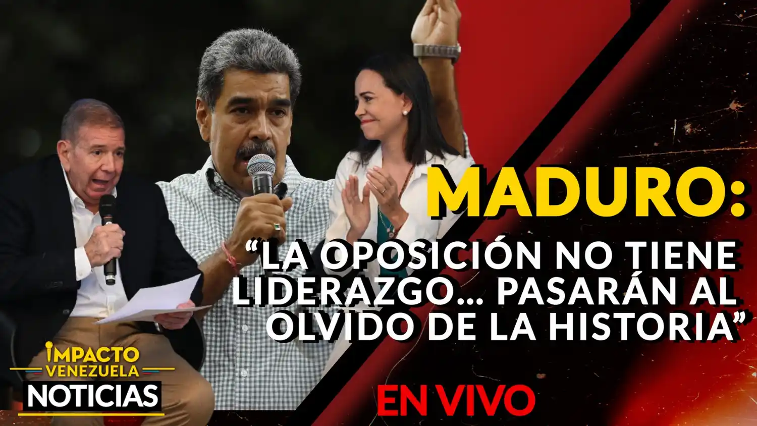 MADURO: «La oposición no tiene liderazgo… pasarán al olvido de la historia» – VIDEO
