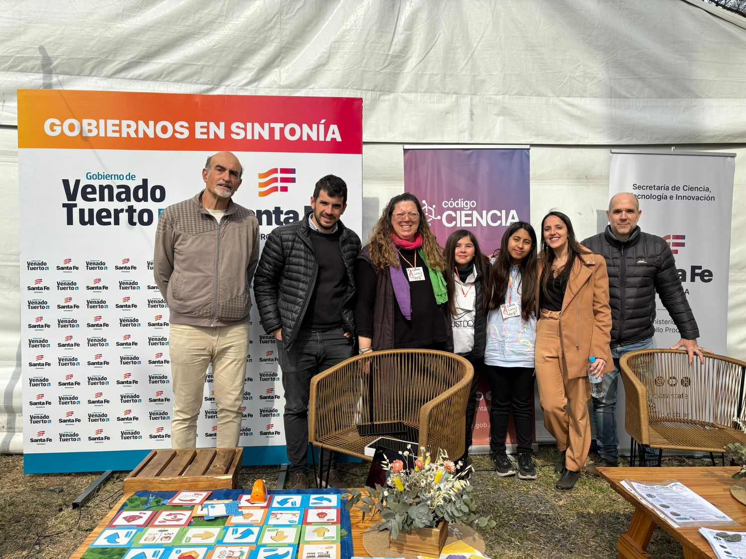 El intendente Leonel Chiarella formó parte de la actividad.