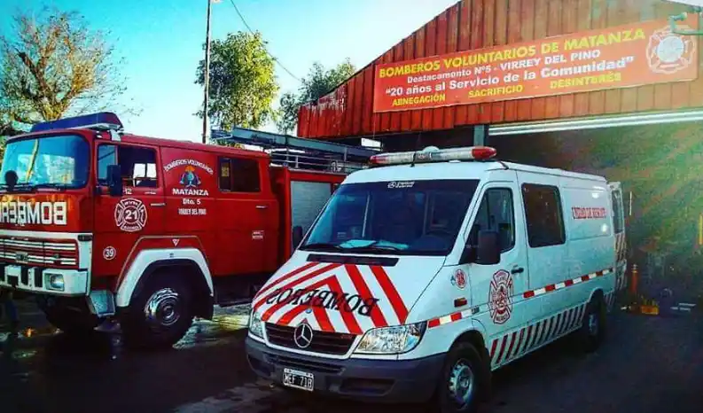 Crítica situación de Bomberos en La Matanza: Quisieron cortar la luz al cuartel de Virrey del Pino
