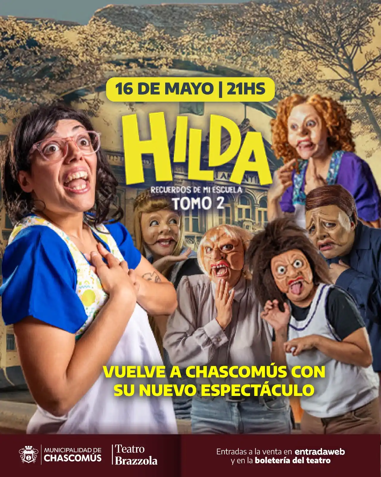 Chascomús se consolida como plaza teatral y atrae a figuras nacionales con una cartelera de primer nivel