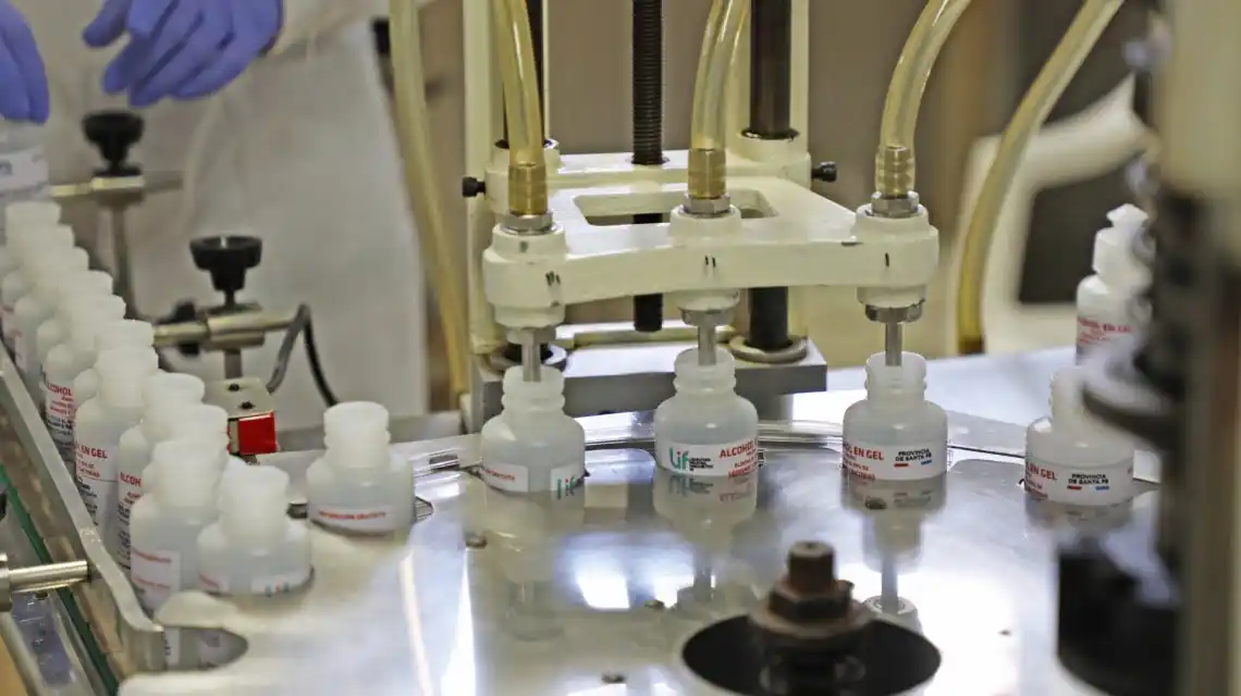 El LIF produce alcohol en gel