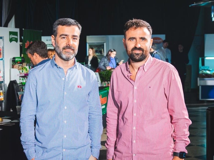 Rodrigo Fuentes, gerente general de Lactres, y Franco Vitali, referentes en la organización de esta iniciativa