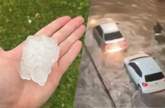 La fuerte tormenta pasó y dejó calles anegadas con múltiples problemas en la ciudad
