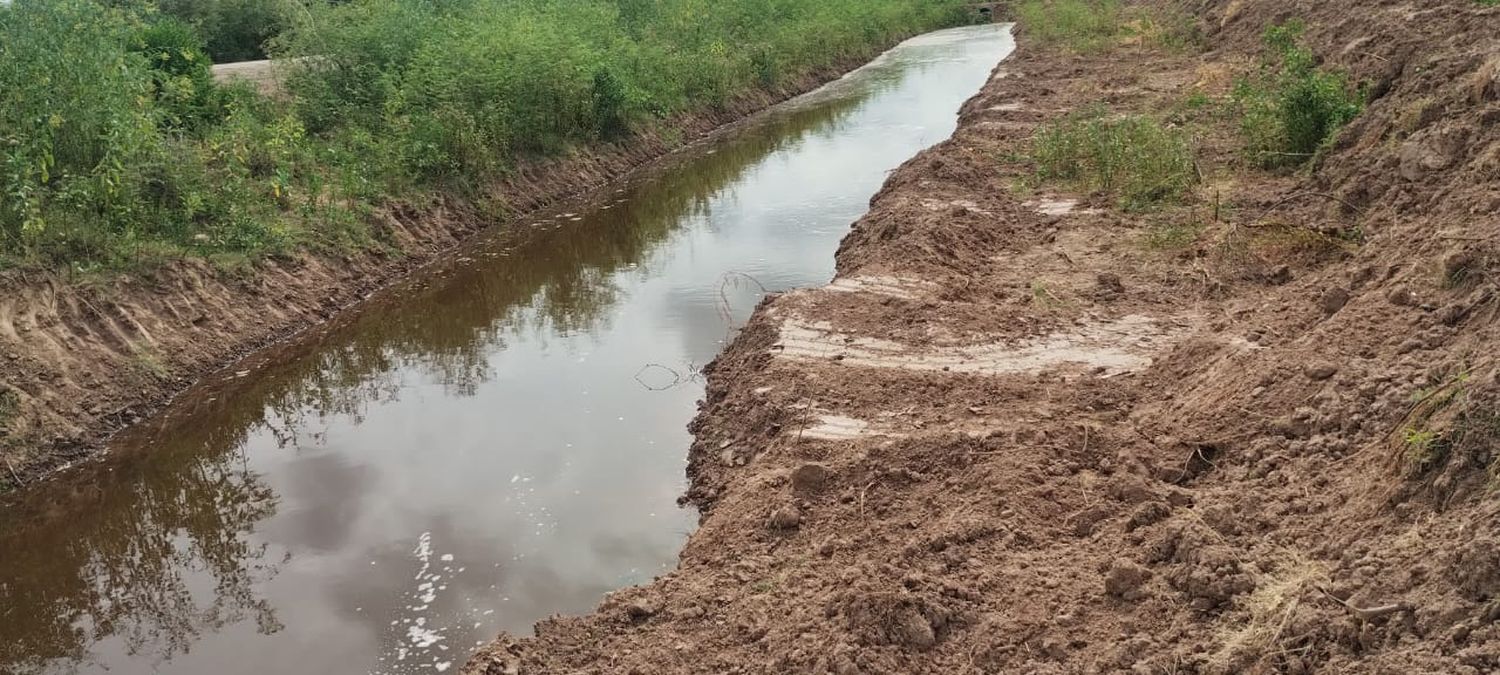 Caffa se refirió a la obra de aprovechamiento hídrico sobre la Ruta Provincial N° 32