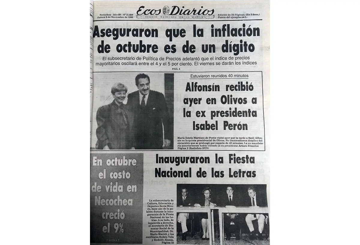 Jueves 3 de noviembre de 1988